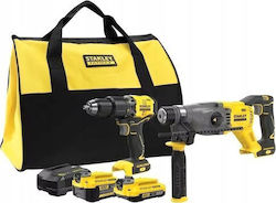 Stanley SFMCK216MDS Σετ Δραπανοκατσάβιδο & Δράπανο