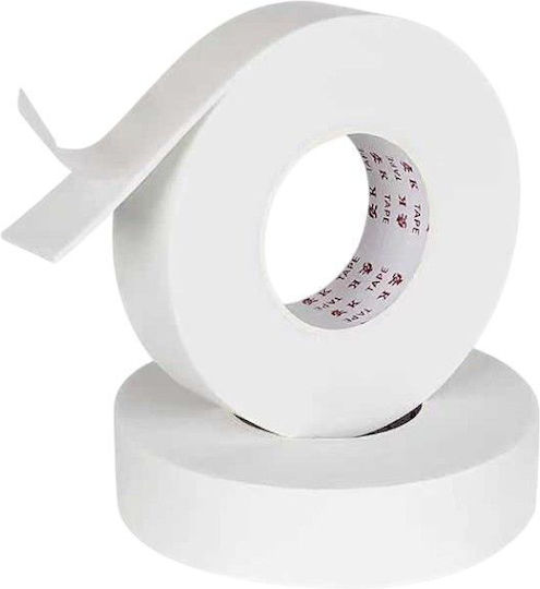 Self-Adhesive Foam Double-Sided Tape White 18mmx15m 16pcs