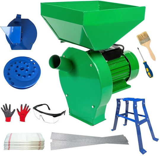 Set Moară Electrică 3 În 1 3,9 Kw 300 Kg H Cu Suport Inclus Cuva Mare Bobinaj Cupru Adaptor Pentru Fructe Legume 4 Site Mănuși Ochelari Șurubelniță Perie Cobi Smart
