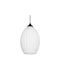 GloboStar Pendant Light White with Crystals for Socket E27 19x19x26cm