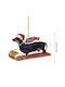Ornament De Crăciun Pentru Brad Căţeluş Rasă Dachshund Dimensiuni 8x5cm