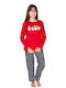 Comfort Kids' Pajamas Red