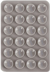 Silicone Suction Cup Square Gray