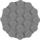 Silicone Suction Cup Round Dark Gray Cell Phone Stand