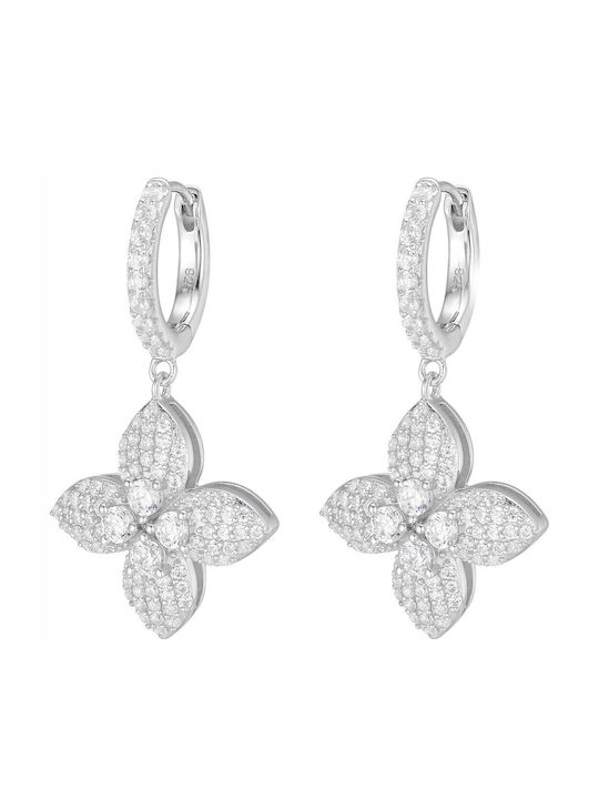 Gloria Hope Earrings made of Silver with Stones