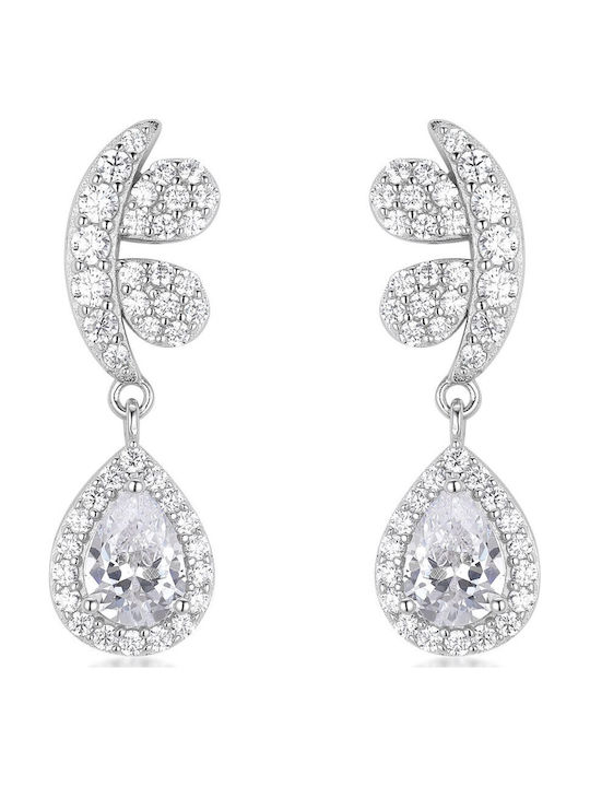 Gloria Hope Earrings made of Silver with Stones