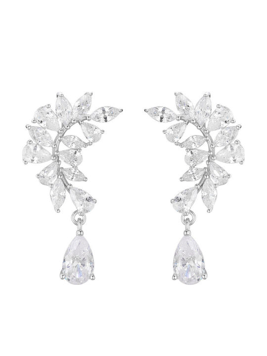 Gloria Hope Earrings made of Silver with Stones