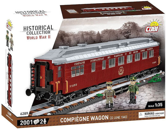Cobi Historical Collection Plastic Bricks World War II Compiègne Wagon June 22 1940 Cobi-6289