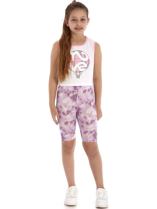 Admiral Kids Legging Cycling Short Purple