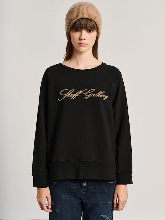Whitby Winter Women's Cotton Blouse Black