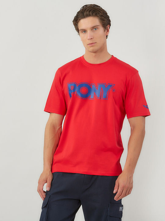 Pony T-shirt Κοκκινο