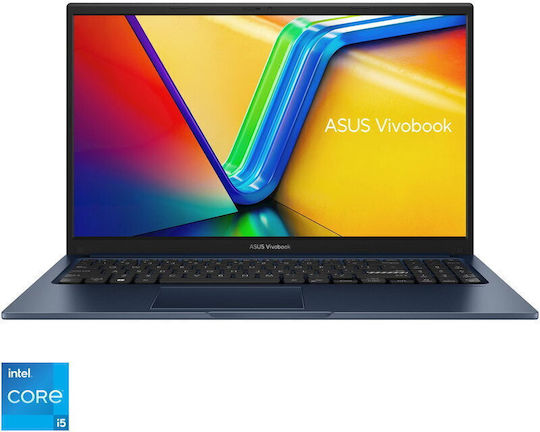 Asus Vivobook 15 A1502VA-BQ1023 15.6" IPS FHD (i5-13420H/16GB/1TB SSD/No OS) Albastru liniștit (Tastatură Engleză Internațională)