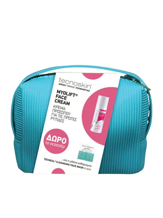 Tecnoskin Myolift Set Îngrijire pentru Strălucire cu Cadou Trusa de Cosmetice Tecnoskin Myolift Set Îngrijire pentru Strălucire cu Cadou Trusa de Cosmetice