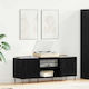 vidaXL Hi-Fi Furniture Black 38x121x48cm