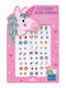 Moses Xmas Stickers Earrings Glitter
