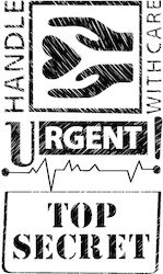 Stamperia Acrylic Stamp 7x11cm Top Secret