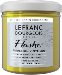 Lefranc & Bourgeois 125ml Flashe Acrylic 838 Series 2 Stil De Grain Green Iridescent