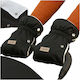 Kruzzel Kruzzel Stroller Accessories Black Handmuffs