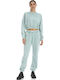 Cropped Women's Sweatshirt Jacket Mint