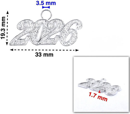 Charm 2026 Whole Hoop Pendant Jewelry 33mm Nickel