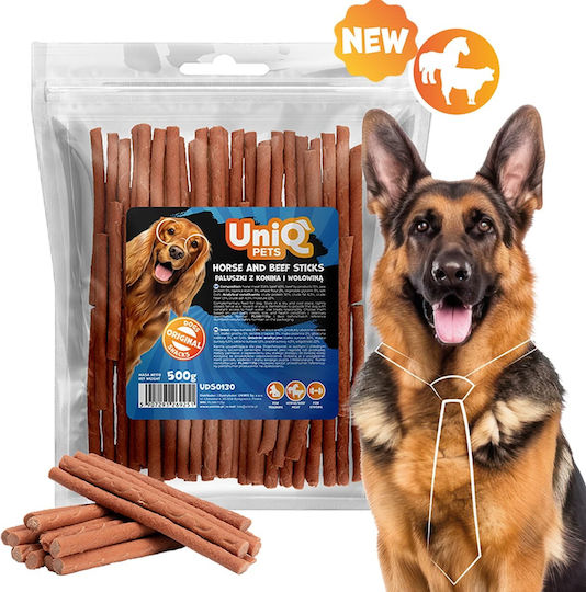 Uniq 500gr Dog Treat Soft Sticks Horse Calf