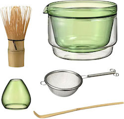 Σετ Hario Προετοιμασία Matcha Tea Πράσινο Γυαλί Σετ Hario Προετοιμασία Matcha Tea Πράσινο Γυαλί