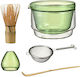 Hario Matcha Tea Preparation Set Green Glass
