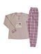 Lovelx Homewear Winter Damen Pyjama-Set Pink