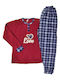 Lovelx Homewear Winter Women's Pyjama Set Burgundy