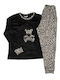 Lovelx Homewear Winter Women's Pyjama Set Black