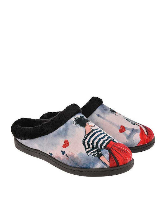 Anatomische Damen Hausschuhe Schwarze