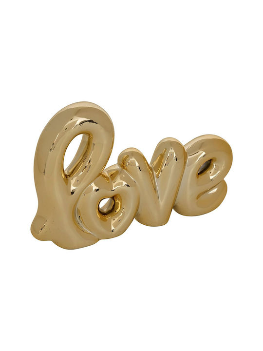 Room Decor 21.4x4x14 A-s Love 211740 Gold 21.4x...