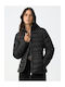 Women's Puffer Jacket for Winter Black