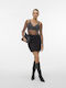 High-waisted Mini Skirt Black