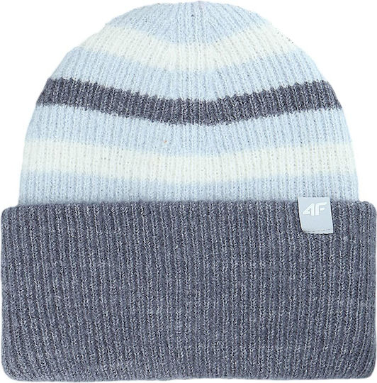 Beanie Frauen Beanie Gestrickt in Hellblau Farbe
