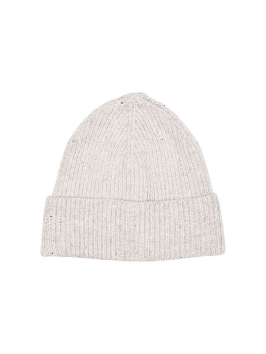 Beanie Γυναικείος Σκούφος Πλεκτός σε Γκρι χρώμα