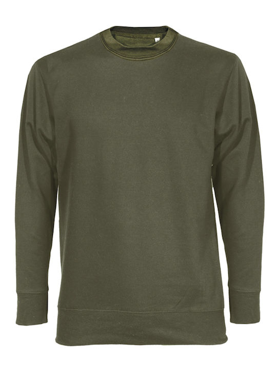Kprime Ανδρικό Διαφημιστικό T-shirt Κοντομάνικο Khaki