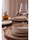 Kutahya Porselen Beige Porcelain Dinnerware Set 18pcs