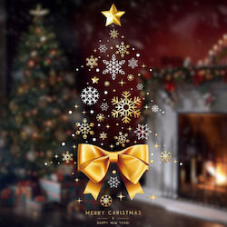 Autocolante De Crăciun Pentru Fereastra Decorațiuni Copaci De Crăciun Se-nak9
