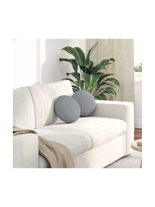 vidaXL Perna de canapea Light Gray 2buc 30x30cm.
