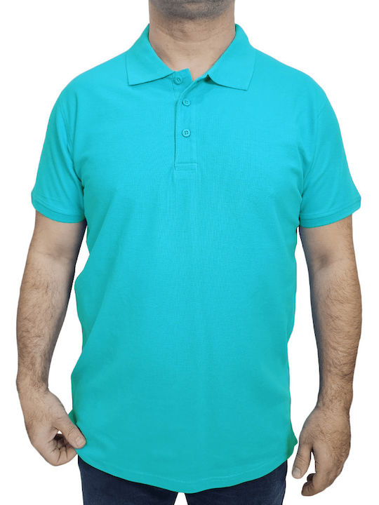 Roly Polo Short Sleeve Turquoise Blouse