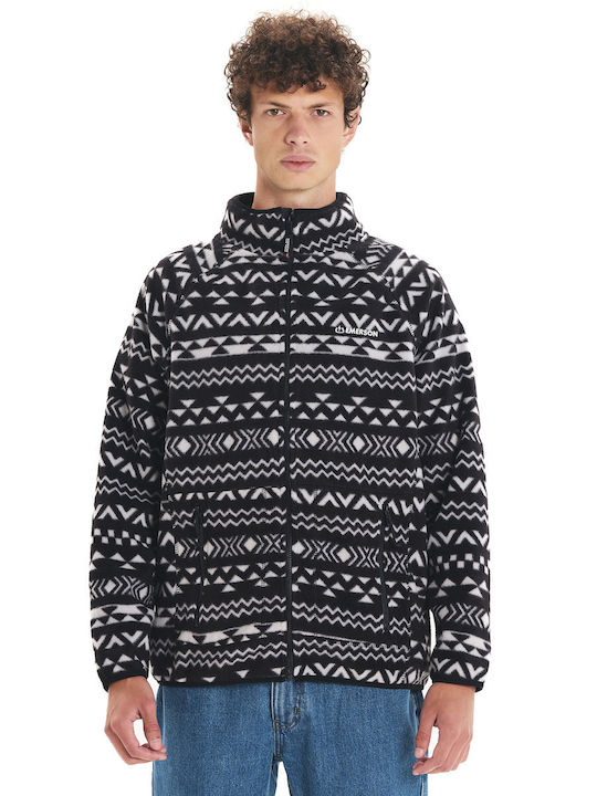 Emerson Men's Fleece Cardigan Black