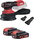 Flex ORE 2-125 Exzenterschleifer 125mm Batterie 2x2.5Ah