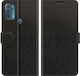Erbord Wallet Δερματίνης / Δερμάτινο / Πλαστικό Μαύρο (Moto G50)