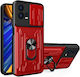 Umschlag Rückseite Metallisch Rot (Motorola Edge 30 Fusion)