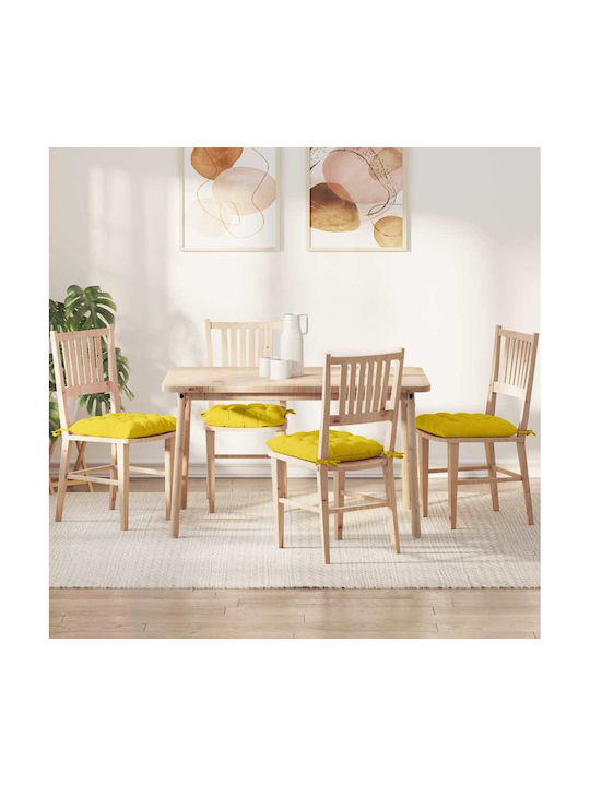 vidaXL Sofa-Kissen Gelb 40x40cm