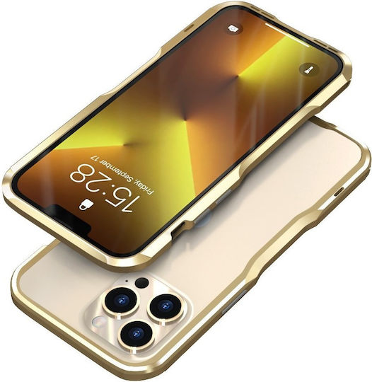Luphie Bumper Metalic Auriu (iPhone 13 Pro Max)