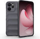 Magic Shield Umschlag Rückseite Silikon Gray (Oppo Reno14F)