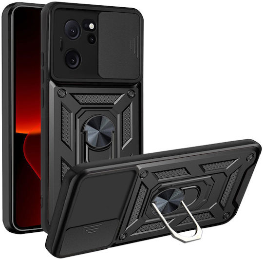Back Cover Metalic Negru (Xiaomi 13T / 13T Pro)