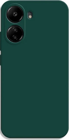 Σκούρο Back Cover Σιλικόνης Πράσινο (Poco X7 Pro)